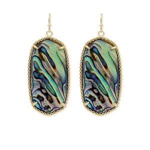Kendra Scott Deily Abalone and Gold Earring